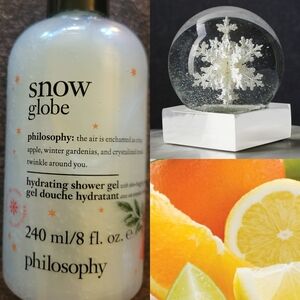 ☃️Body Gift Idea!☃️BN LE SEALED Philosophy 8.0 OZ 3-in-1 SNOW GLOBE Shower Gel!